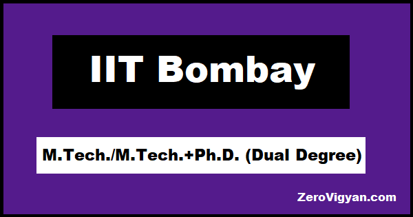 IIT Bombay MTech Admission