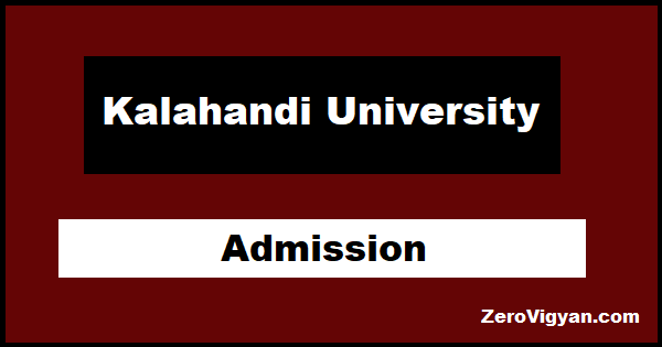 Kalahandi University Admission