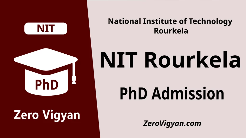 NIT Rourkela PhD Admission