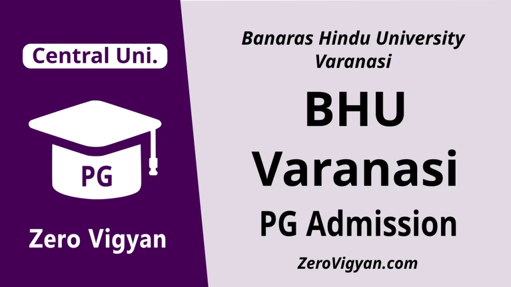 BHU Varanasi PG Admission