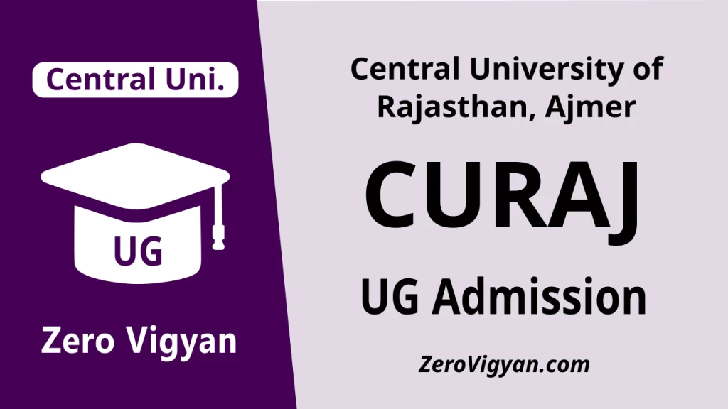 Central University of Rajasthan UG Admission