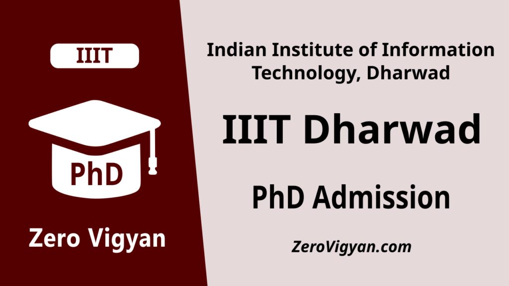 IIIT Dharwad PhD Admission