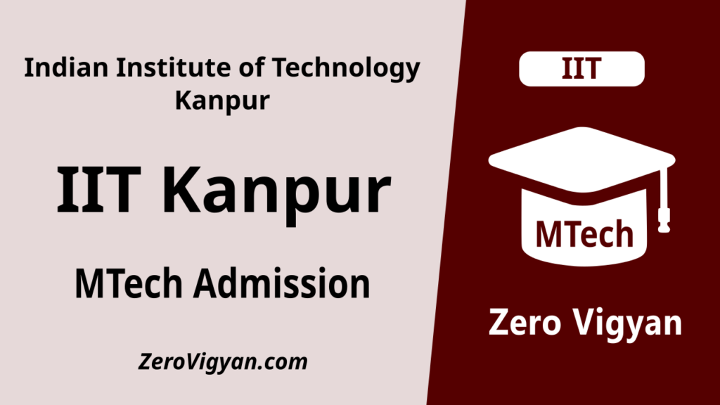 IIT Kanpur MTech Admission
