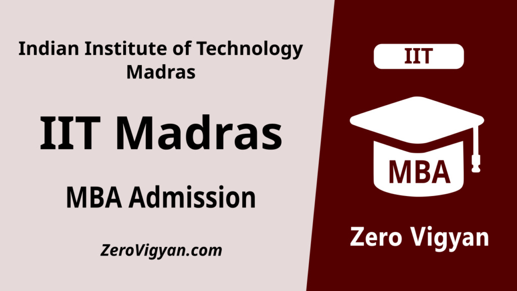IIT Madras MBA Admission