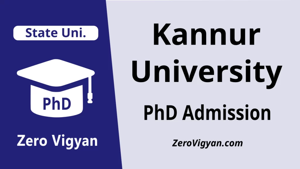 Kannur University PhD Admission