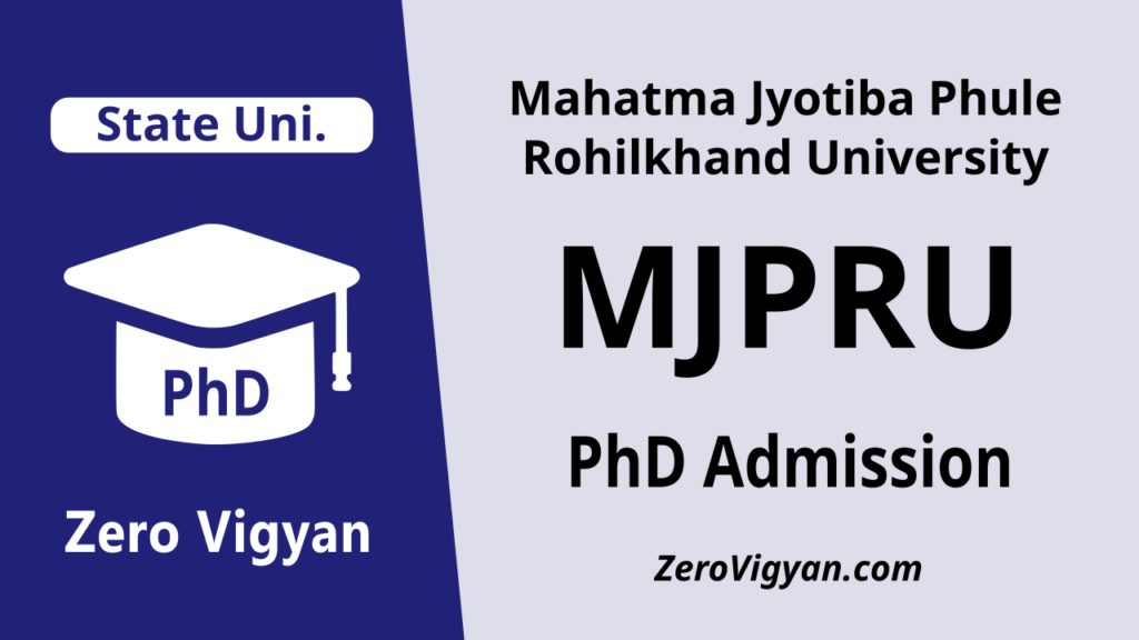 MJPRU PG Admission