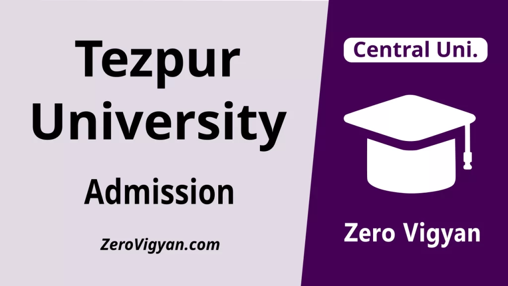 Tezpur University Admission