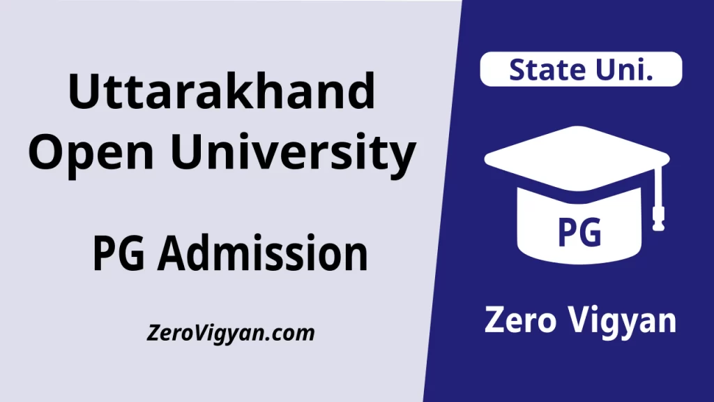 Uttarakhand Open University PG Admission